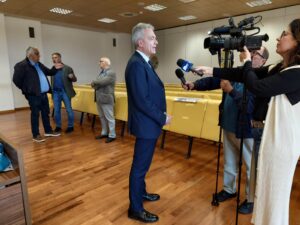 momenti della conferenza stampa